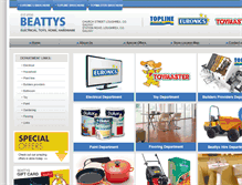 Tablet Screenshot of beattys.ie